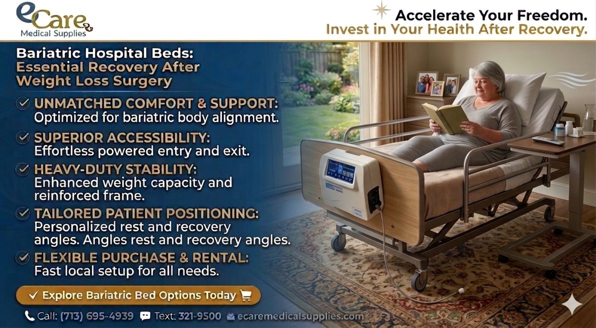 Bariatric Hospital Bed Rental And Sales | E Care Medical Supplies
