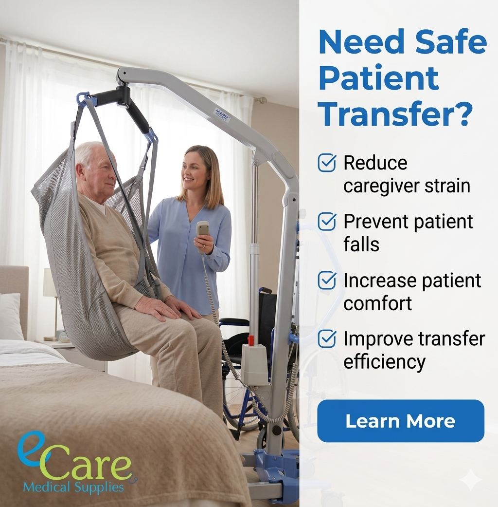 Buy Or Rent Hoyer Patient Lifts For Safe Patient Transfers | E Care Medical Supplies