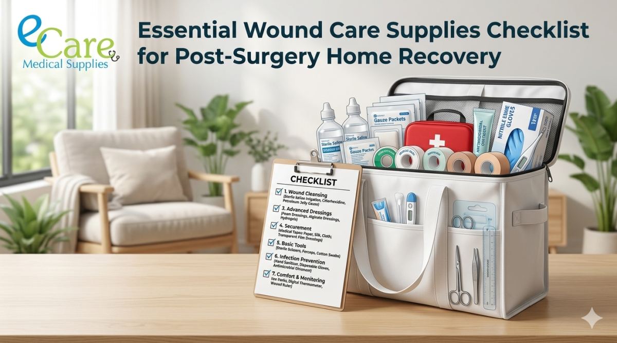 Essential Wound Care Supplies Checklist For Post Surgery Home Recovery | E Care Medical Supplies