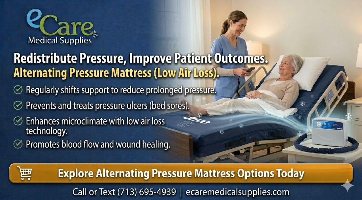 Prevent And Treat Bed Sores With Our Alternating Pressure Mattresses | E Care Medical Supplies