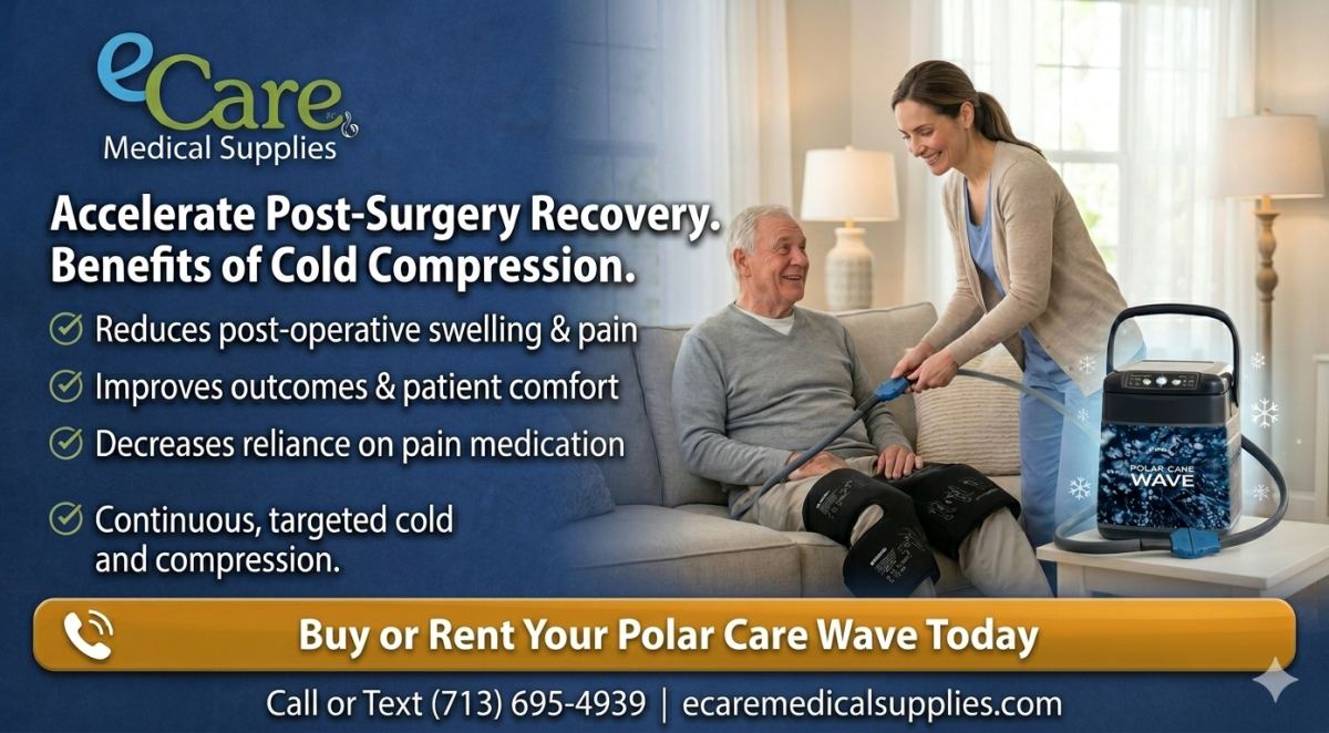 Reduce Post Operative Swelling And Pain With Our Most Popular Cold Compression Therapy Unit | E Care Medical Supplies