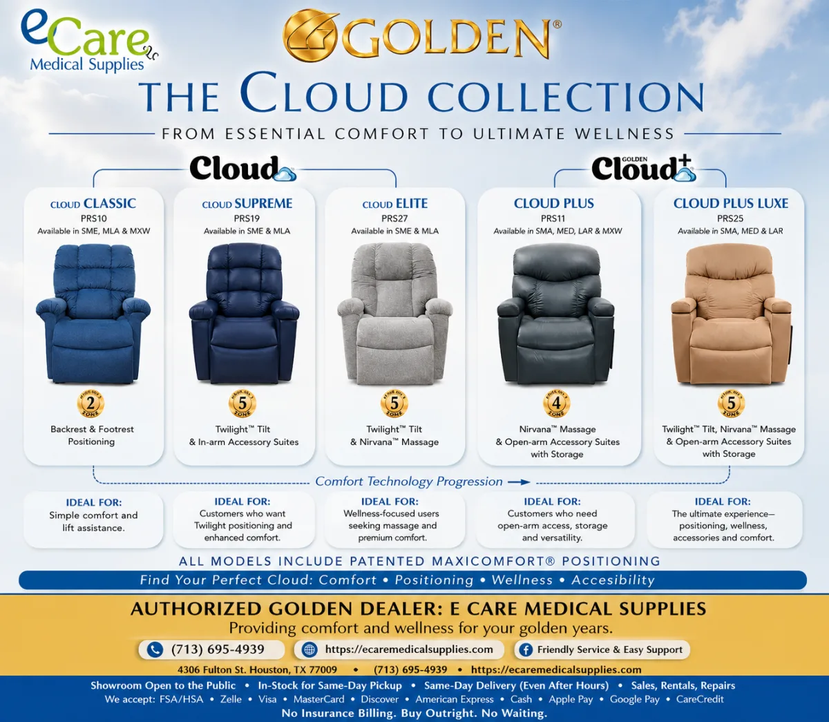 The Cloud Collection — available at our showroom