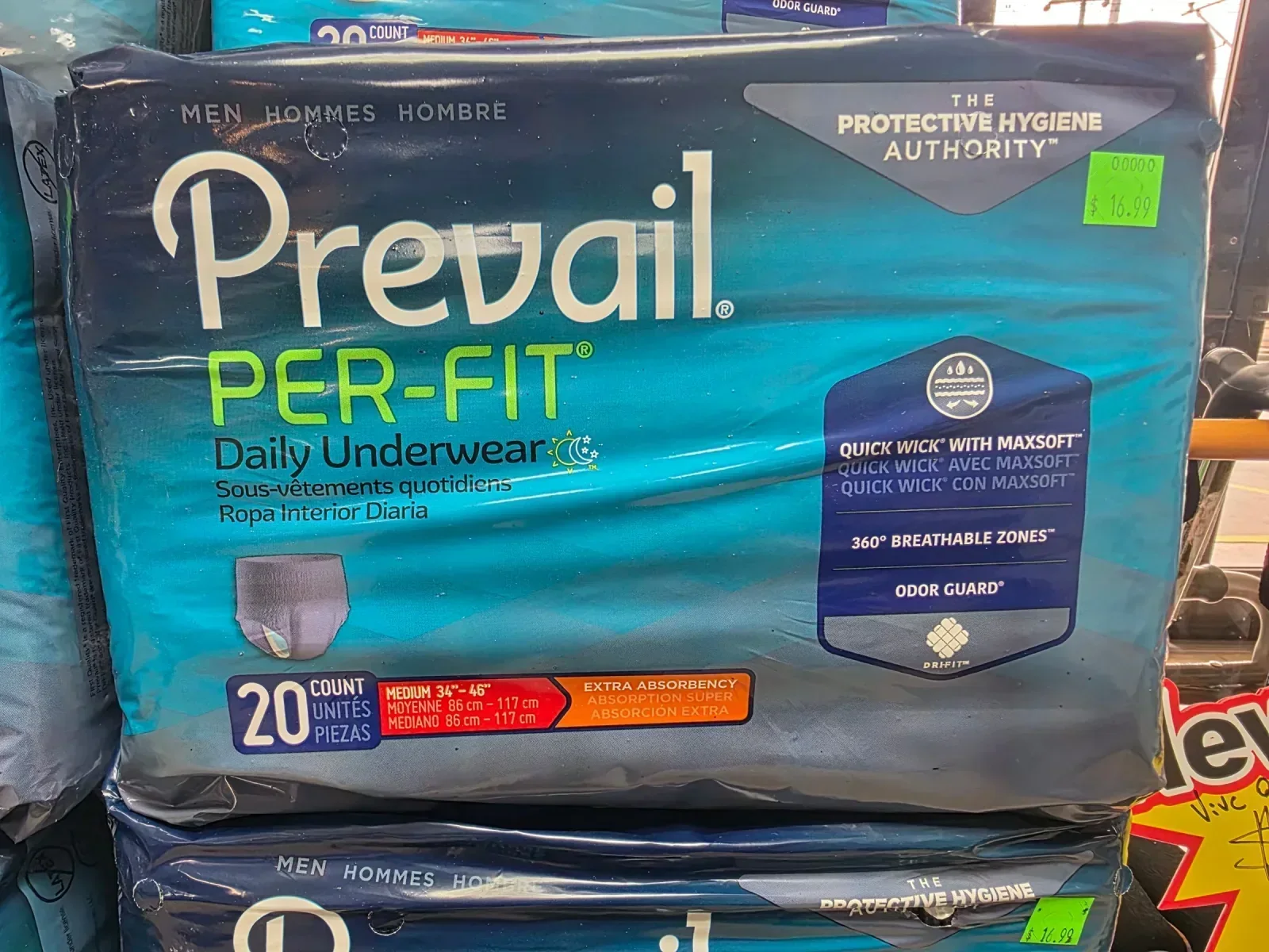 Prevail Perfit Underwear Medium Size 34"- 46" Extra Absorbency — photo 3