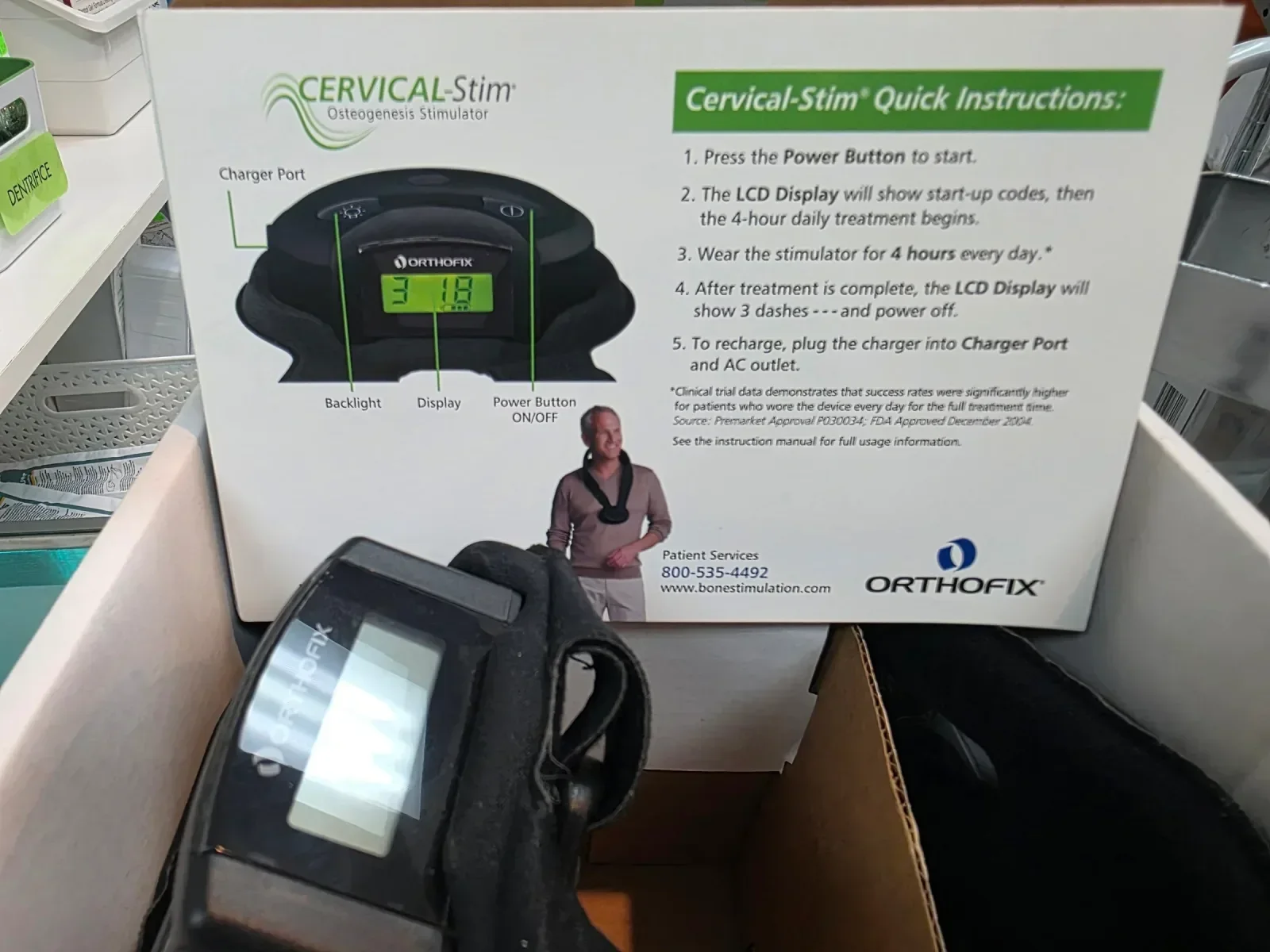 Orthofix Cervica-Stim Osteogenesis Stimulator — photo 3