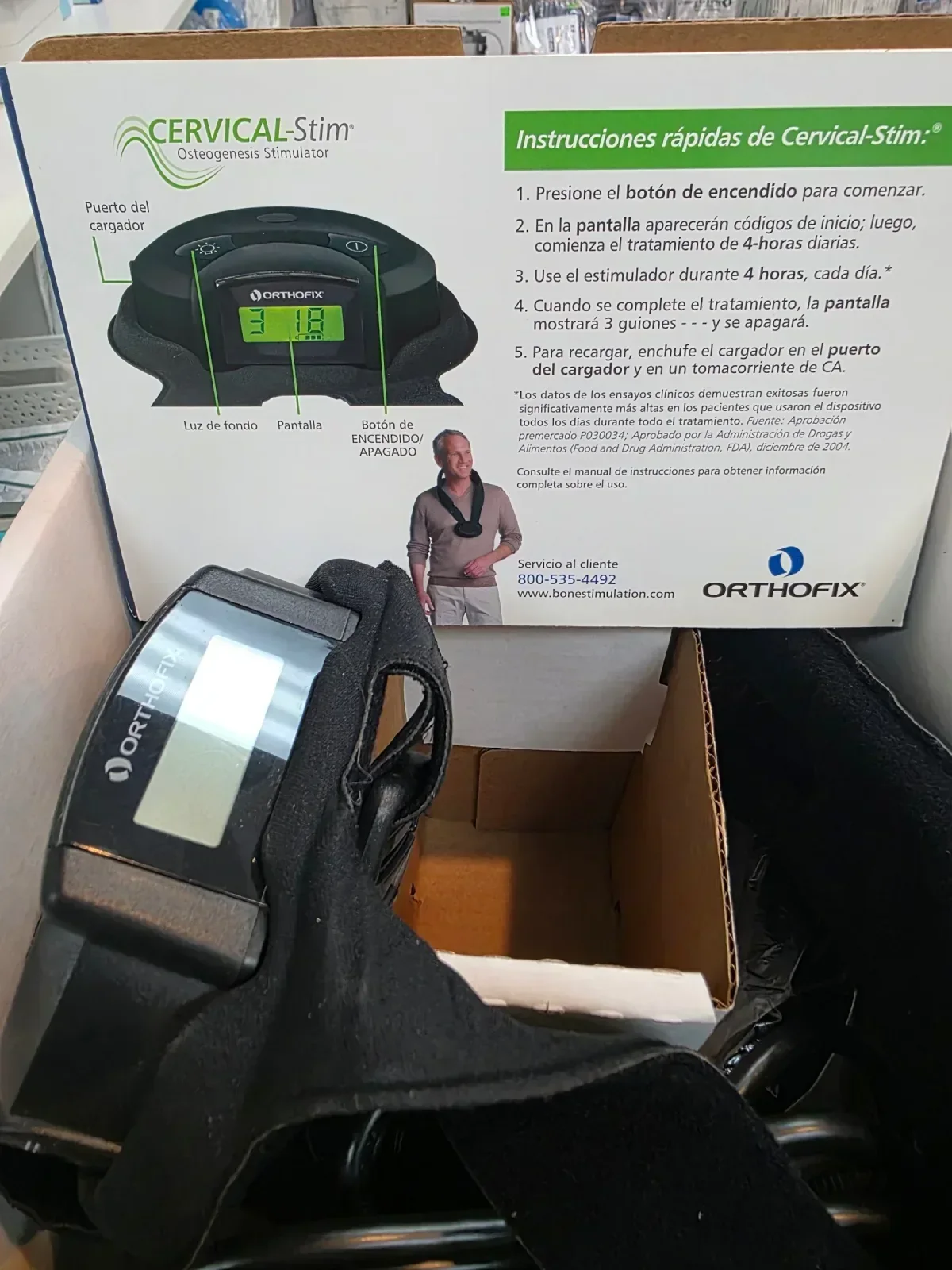 Orthofix Cervica-Stim Osteogenesis Stimulator — photo 4