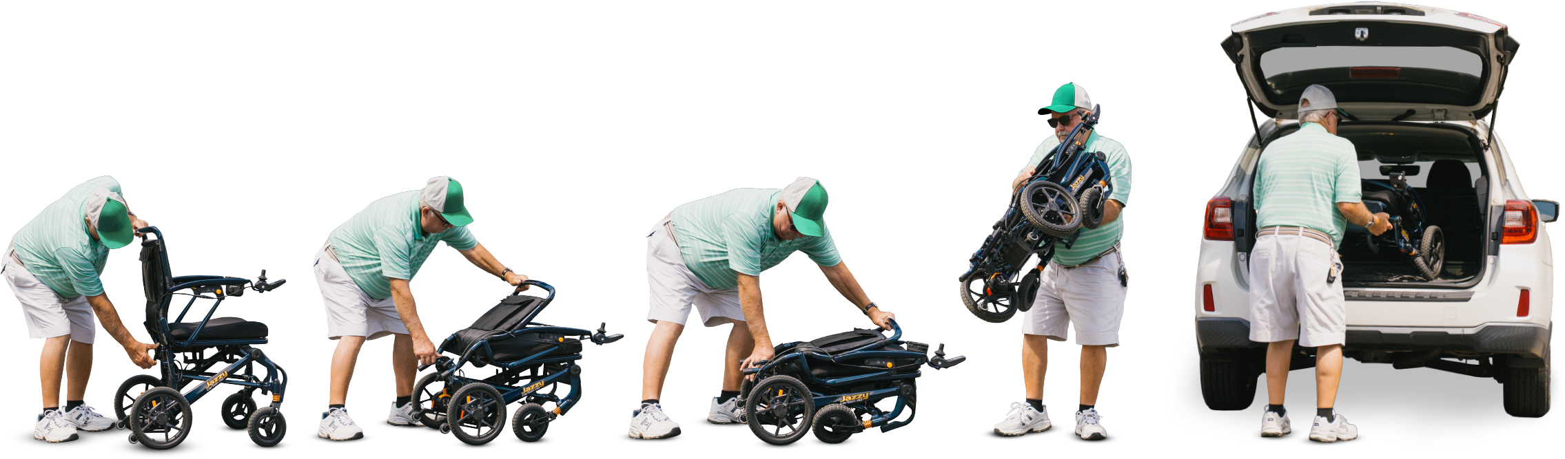 Jazzy Carbon HD Lite Folding Power Wheelchair 400 lb Capacity