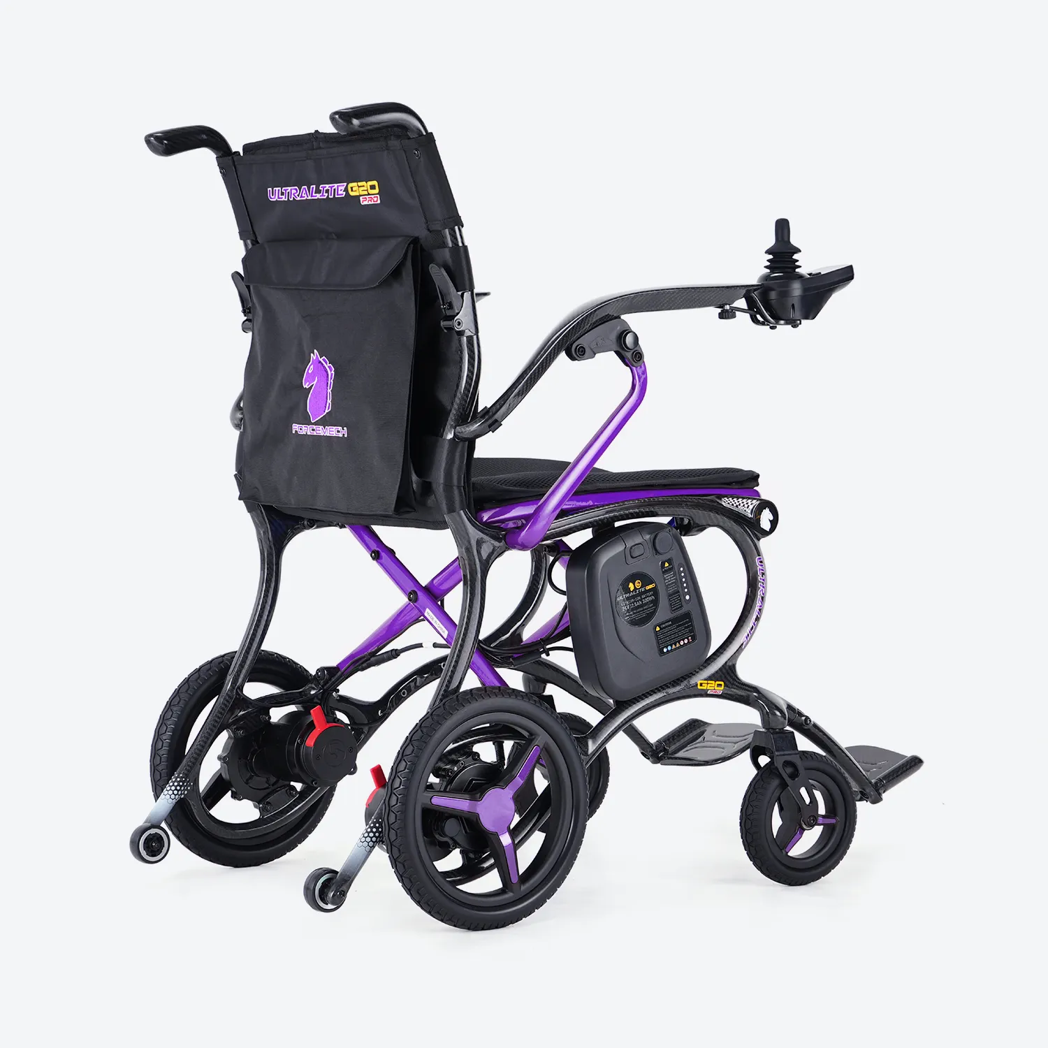 Ultralite G20 Pro Carbon Fiber Folding electric wheelchair - Only 25 Lbs Weight