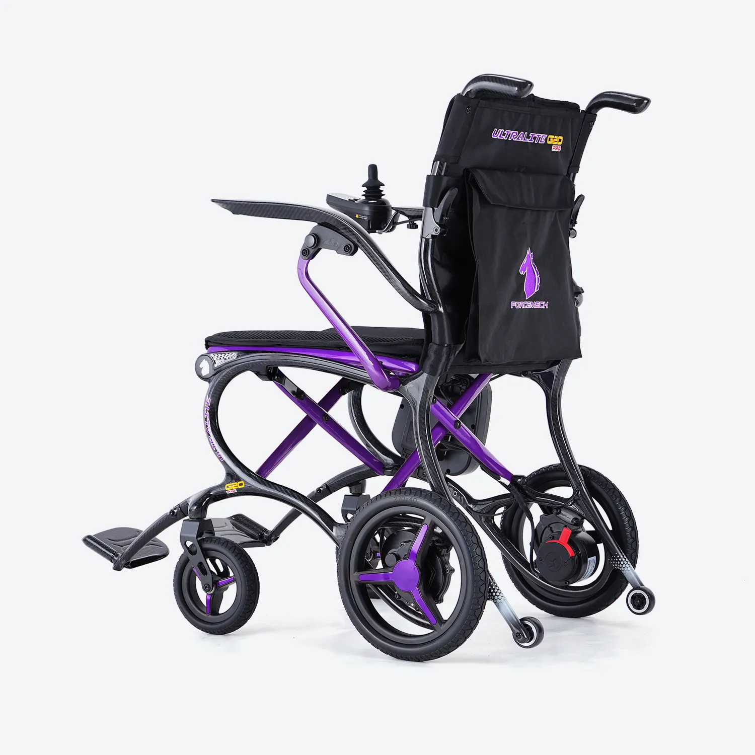 Ultralite G20 Pro Carbon Fiber Folding electric wheelchair - Only 25 Lbs Weight