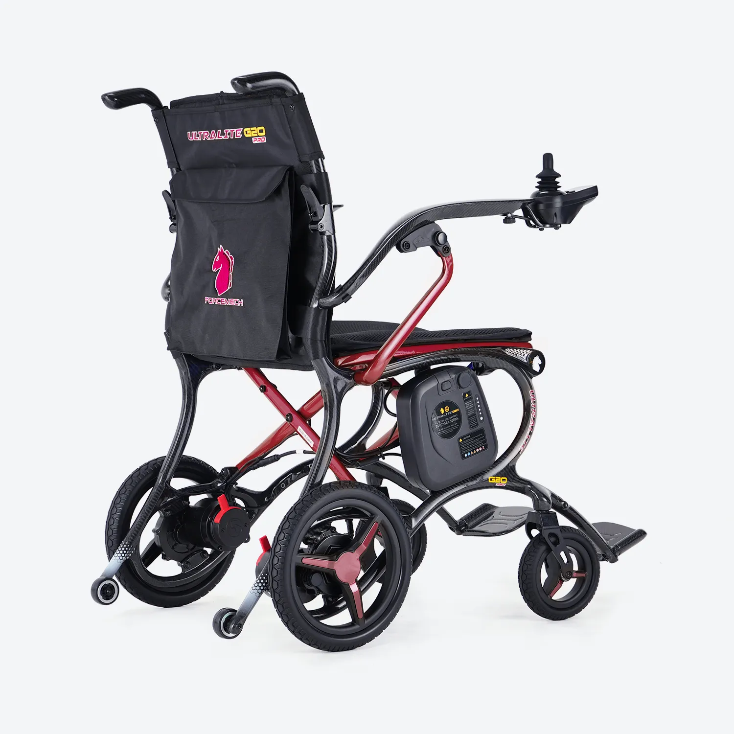 Ultralite G20 Pro Carbon Fiber Folding electric wheelchair - Only 25 Lbs Weight