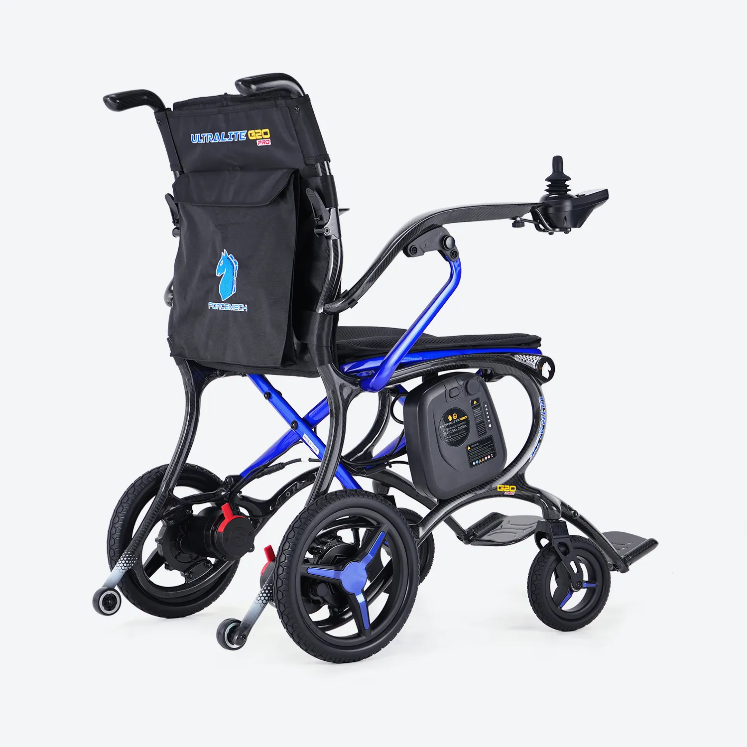 Ultralite G20 Pro Carbon Fiber Folding electric wheelchair - Only 25 Lbs Weight