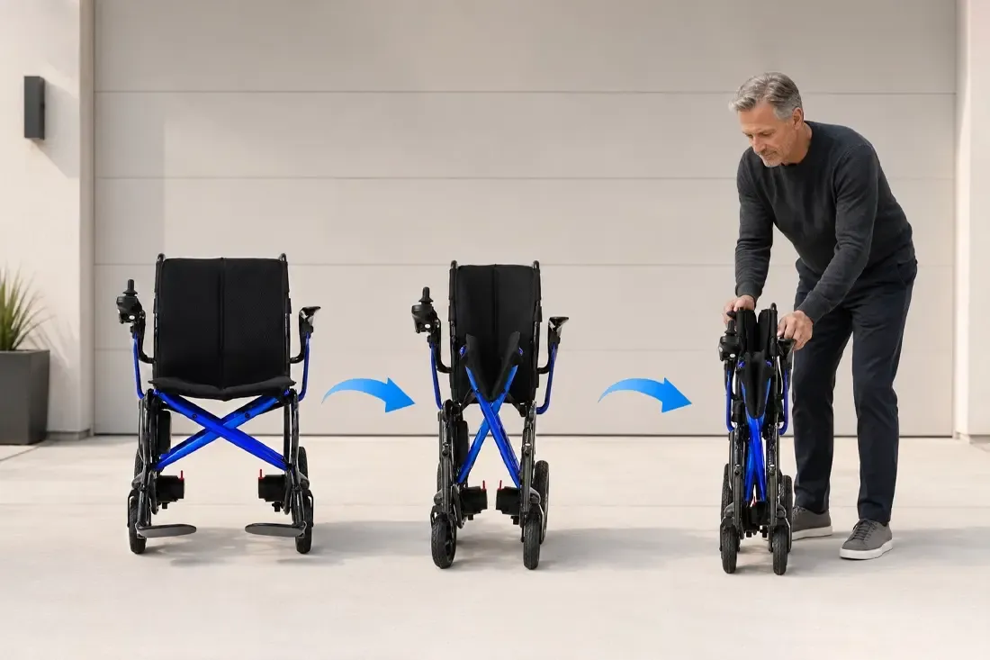 Ultralite G20 Pro Carbon Fiber Folding electric wheelchair - Only 25 Lbs Weight