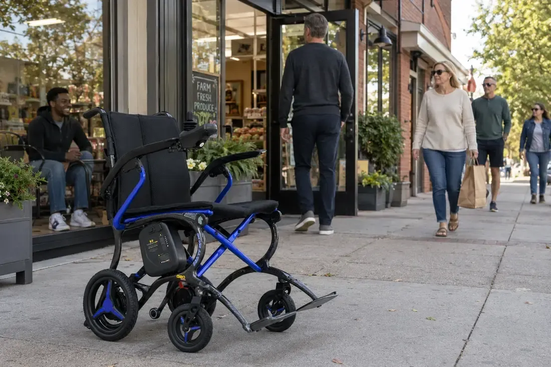 Ultralite G20 Pro Carbon Fiber Folding electric wheelchair - Only 25 Lbs Weight