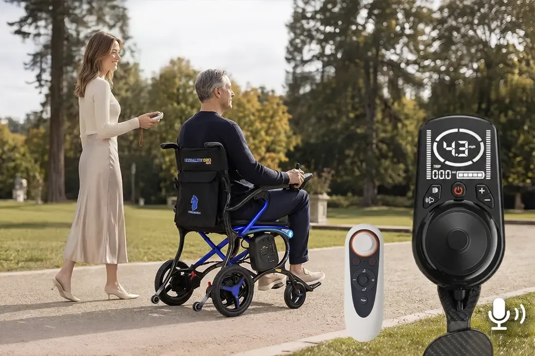 Ultralite G20 Pro Carbon Fiber Folding electric wheelchair - Only 25 Lbs Weight