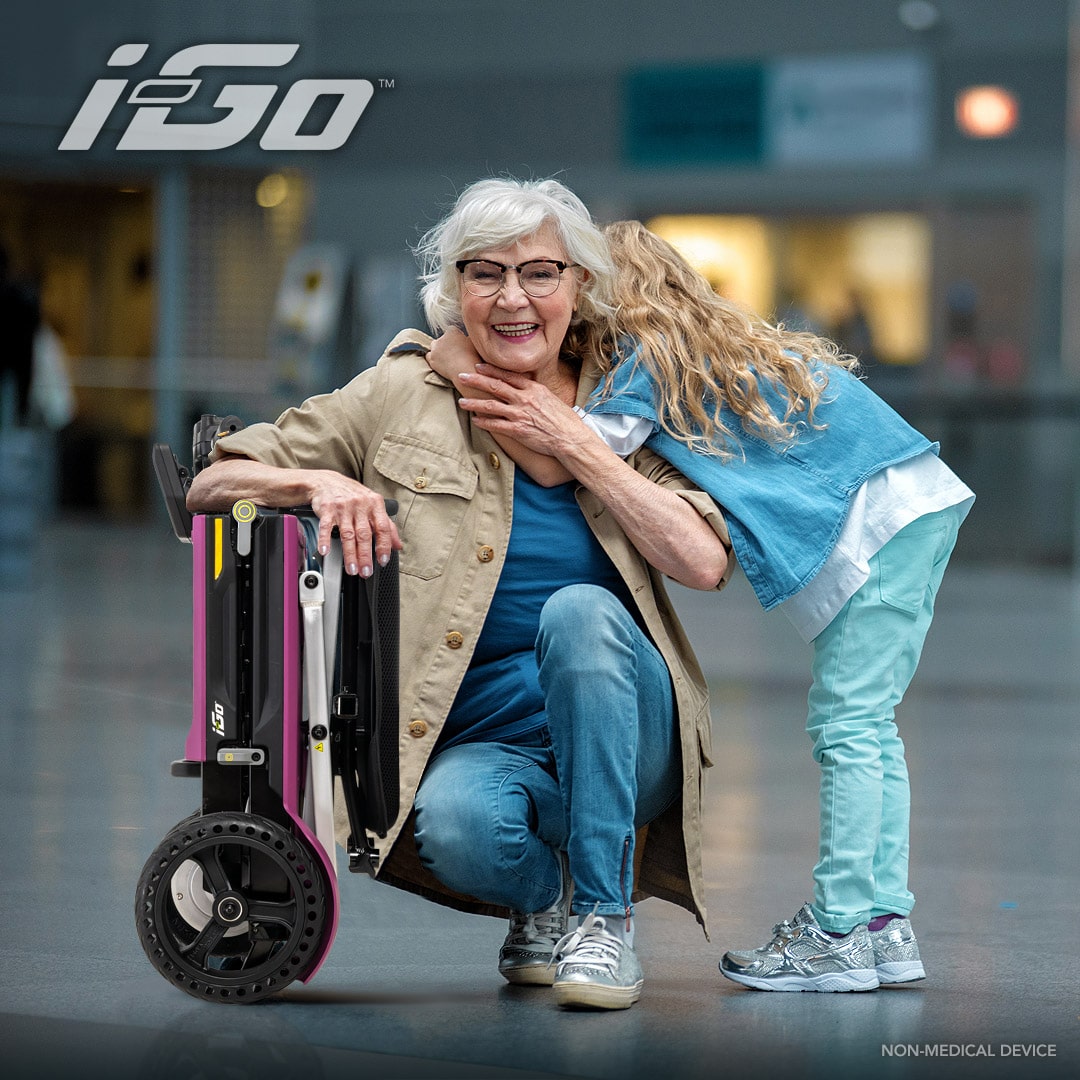 i-Go Lightweight Folding Scooter by Pride Mobility