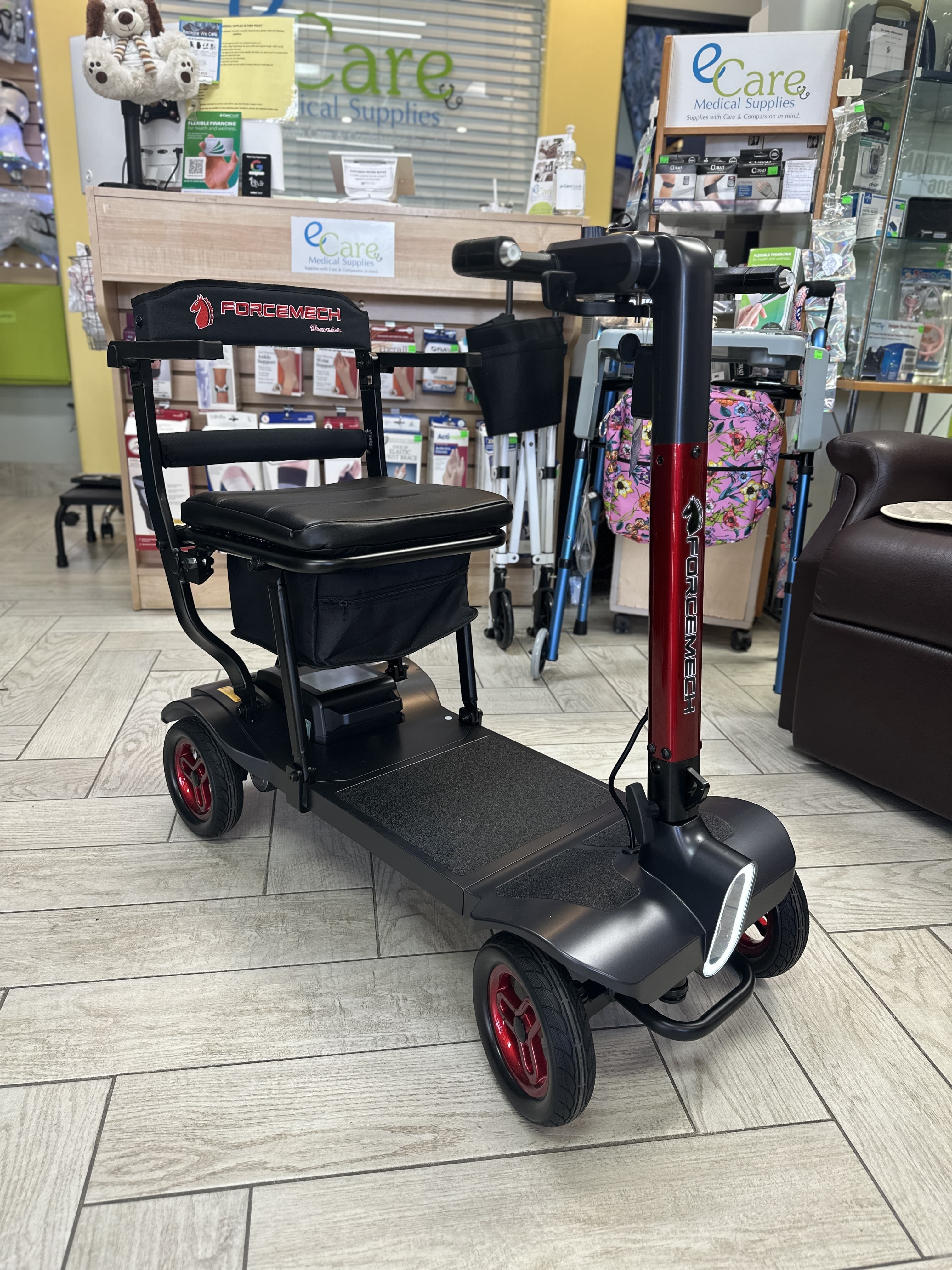 Traveler Lightweight Folding Power Travel Scooter