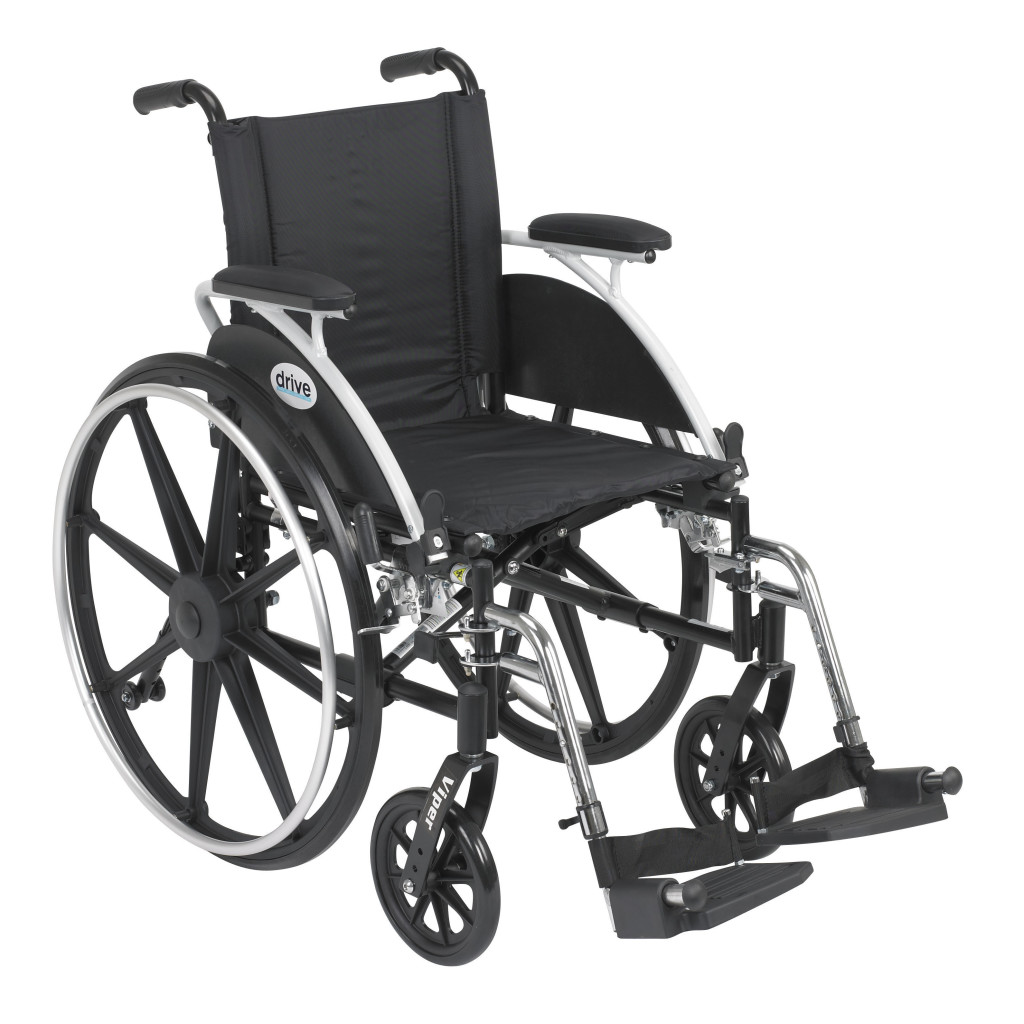 14 inches drive viper pediatric and petite adult lightweight wheelchair detachable desk arms and swing away footrests elr upgrade available