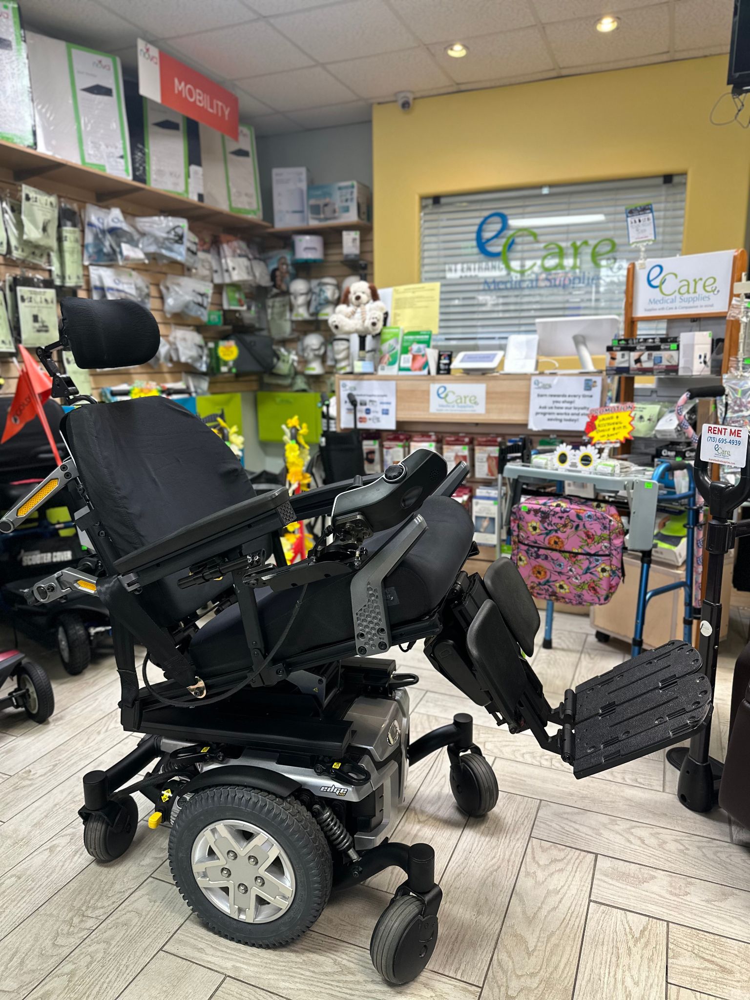 Pride Mobility Quantum Power Wheelchair Rehab Tilting Chair
