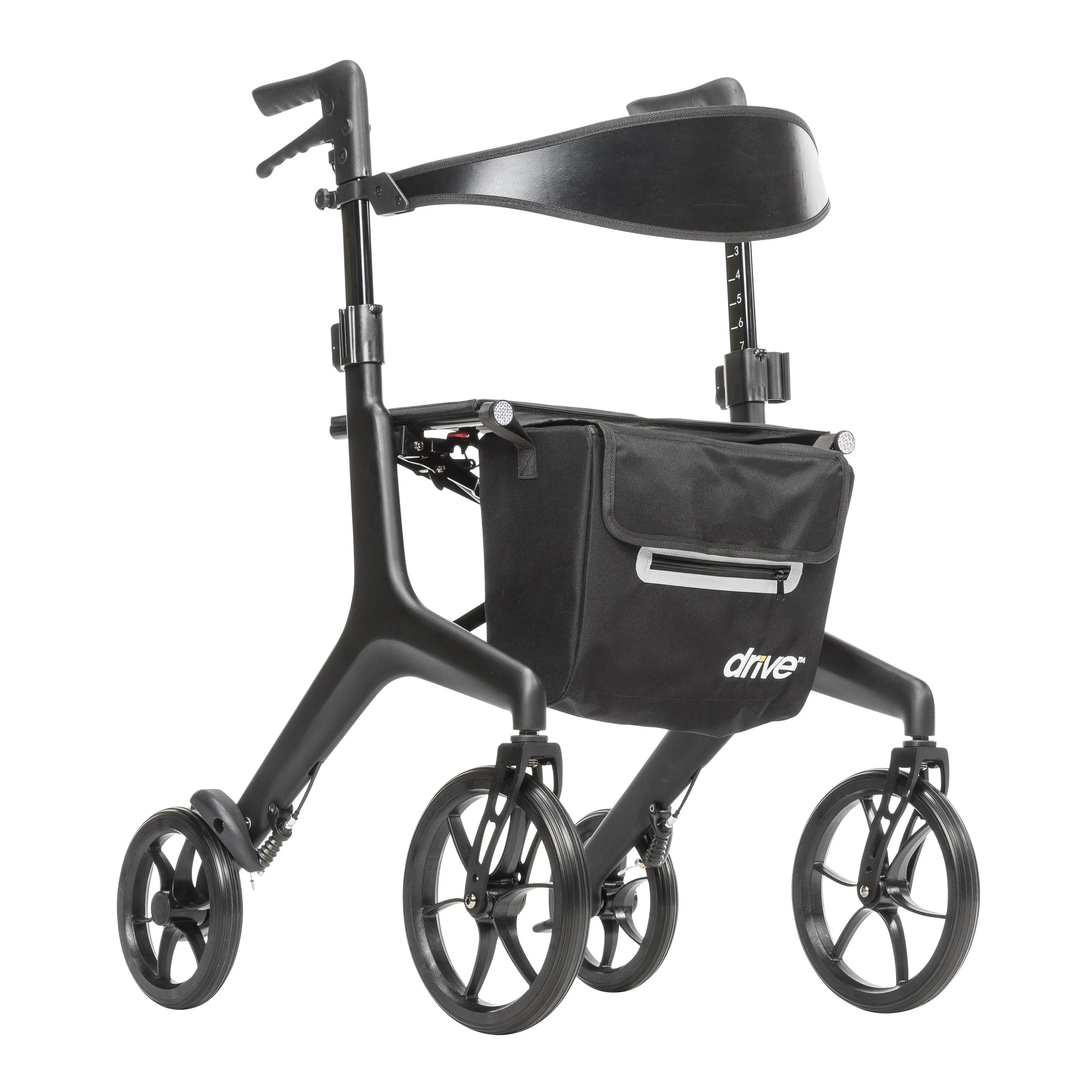 Drive Medical AeroCarbon Ultra-Lite Rollator Carbon Fiber