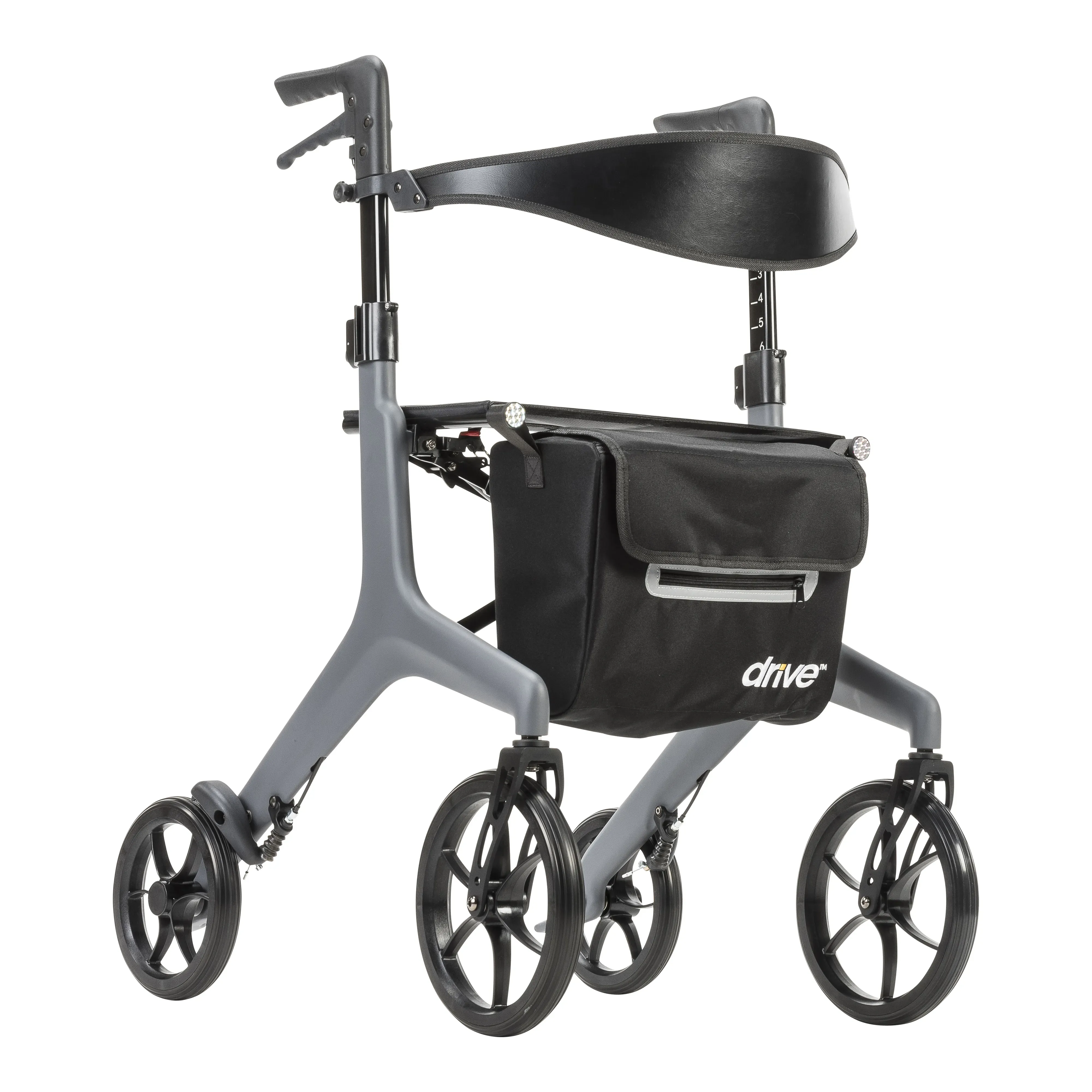 Drive Medical AeroCarbon Ultra-Lite Rollator Carbon Fiber