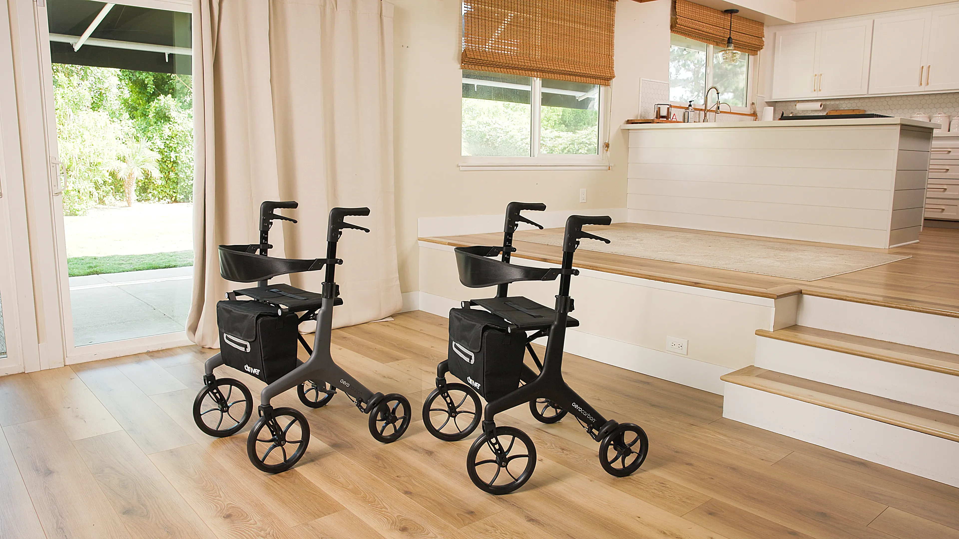 Drive Medical AeroCarbon Ultra-Lite Rollator Carbon Fiber