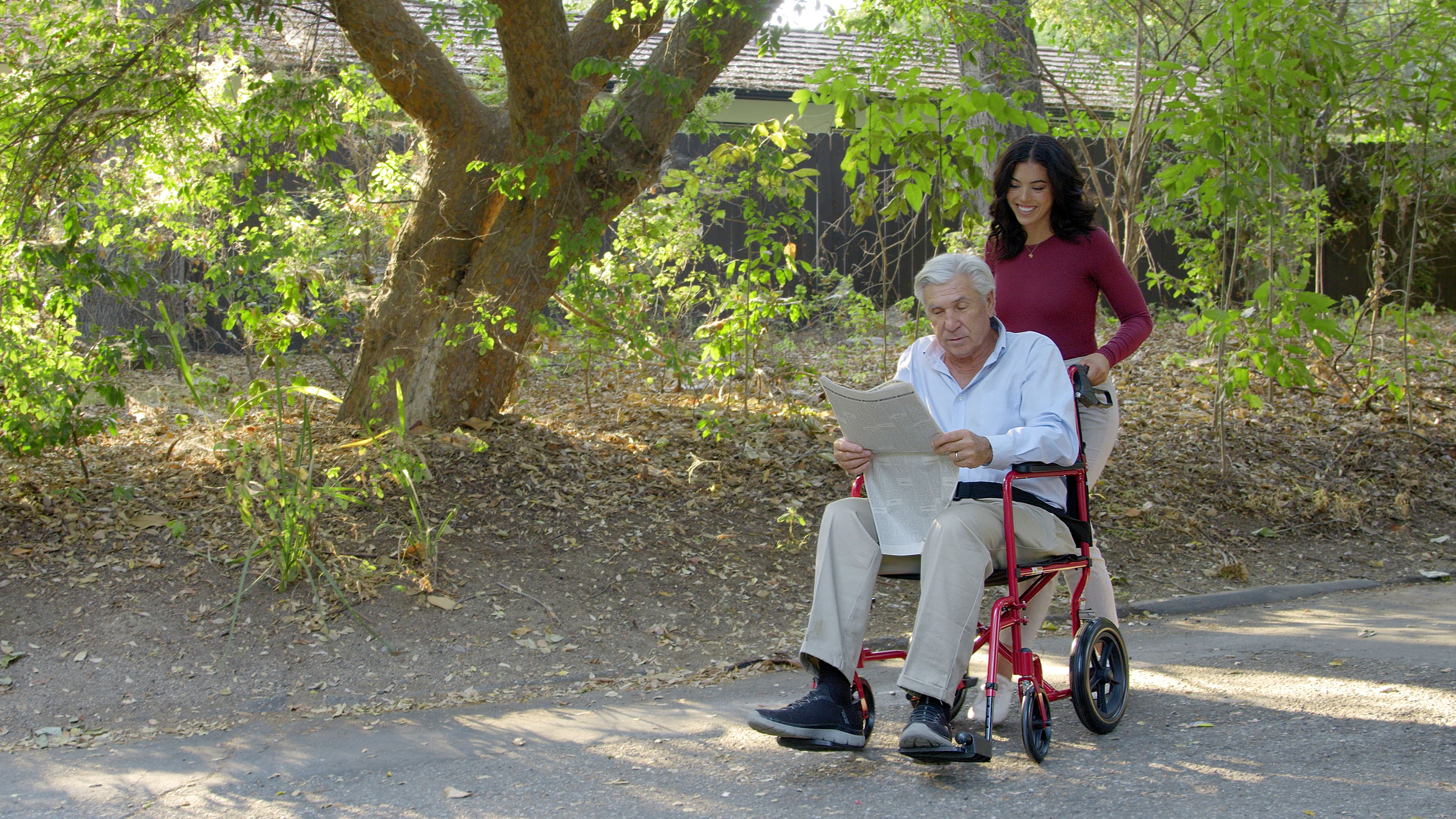 Expedition X-Light Transport Chair With 12" Rear Wheels