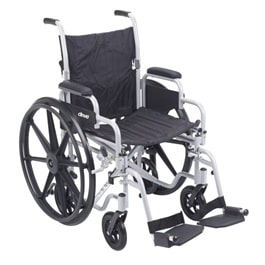 20 Wide 2 In 1 Flyweight Transport & Lightweight Wheelchair Combo in Houston TX by Drive Medical