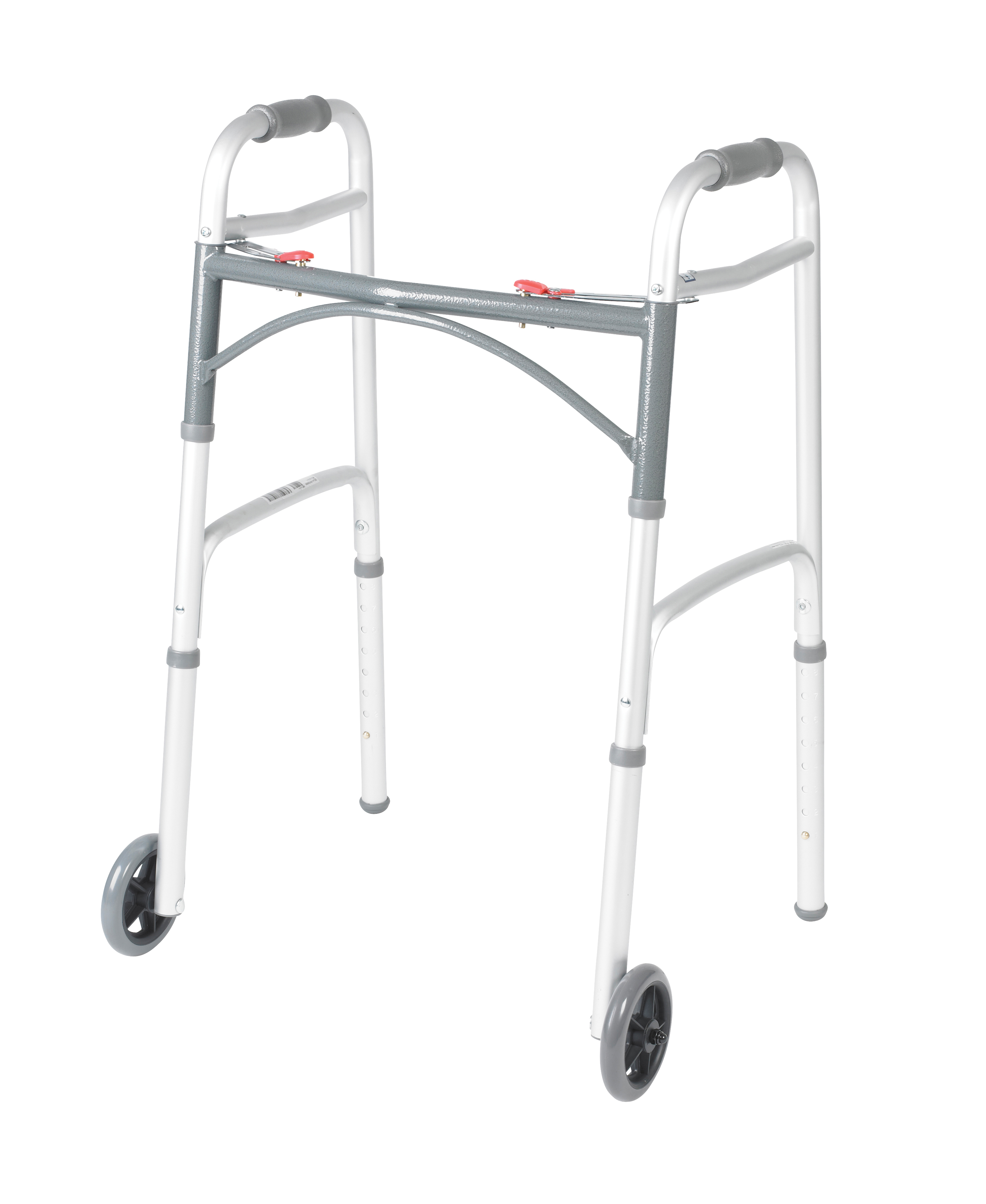 Deluxe Folding Walker with 5" Wheels