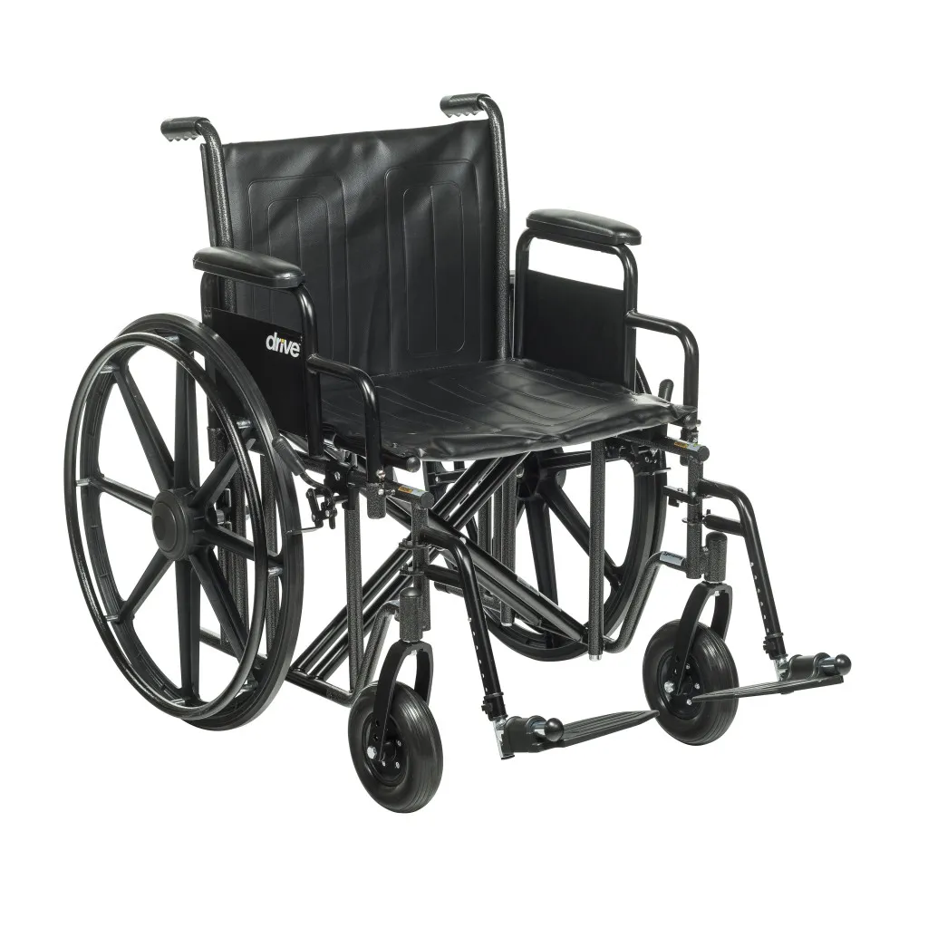 22 inches wide bariatric sentra ec heavy duty wheelchair footrest — photo 2 of 6