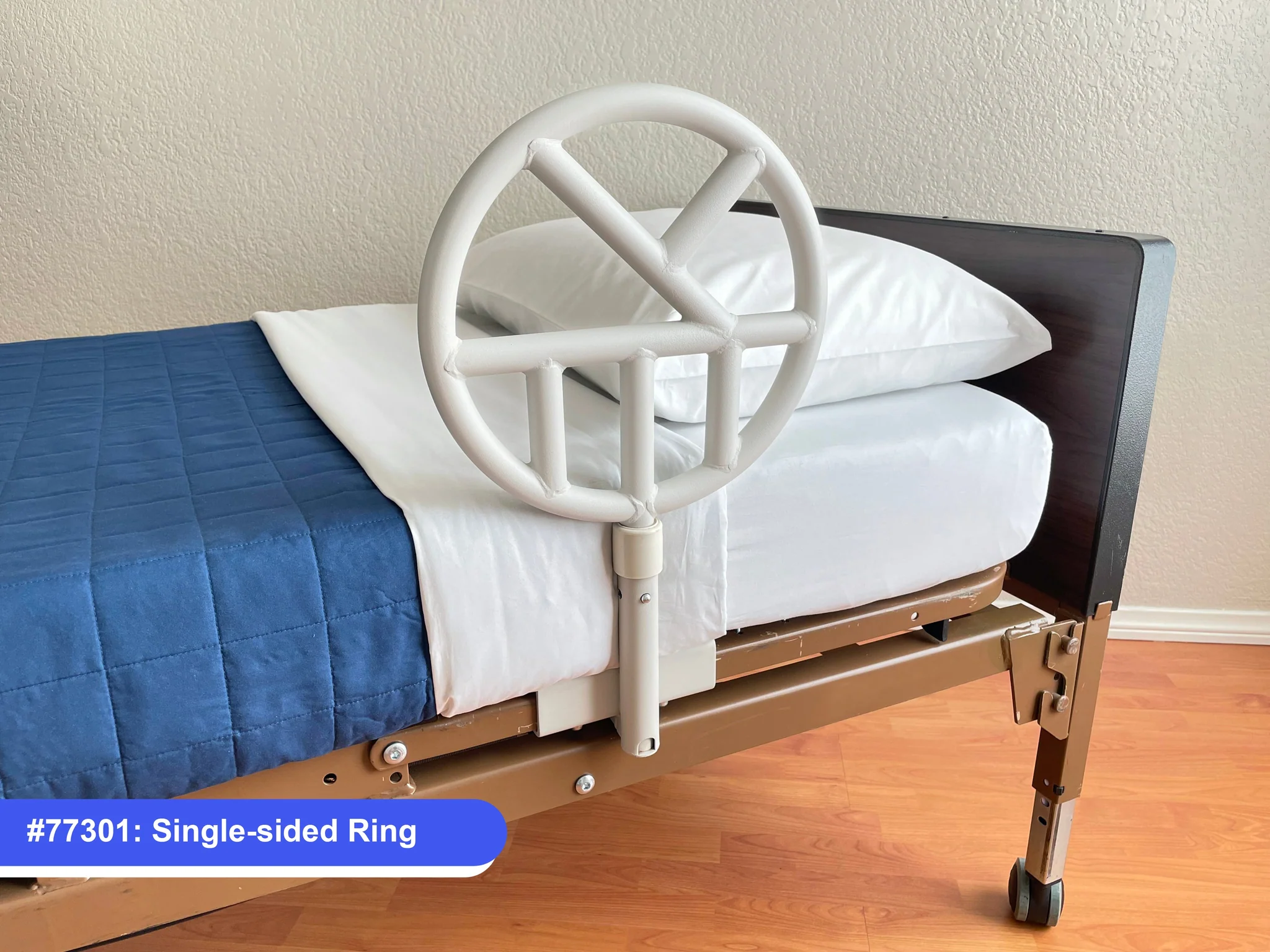 Double Rings Halo Safety Ring Bed Rails Kit For Hospital Beds