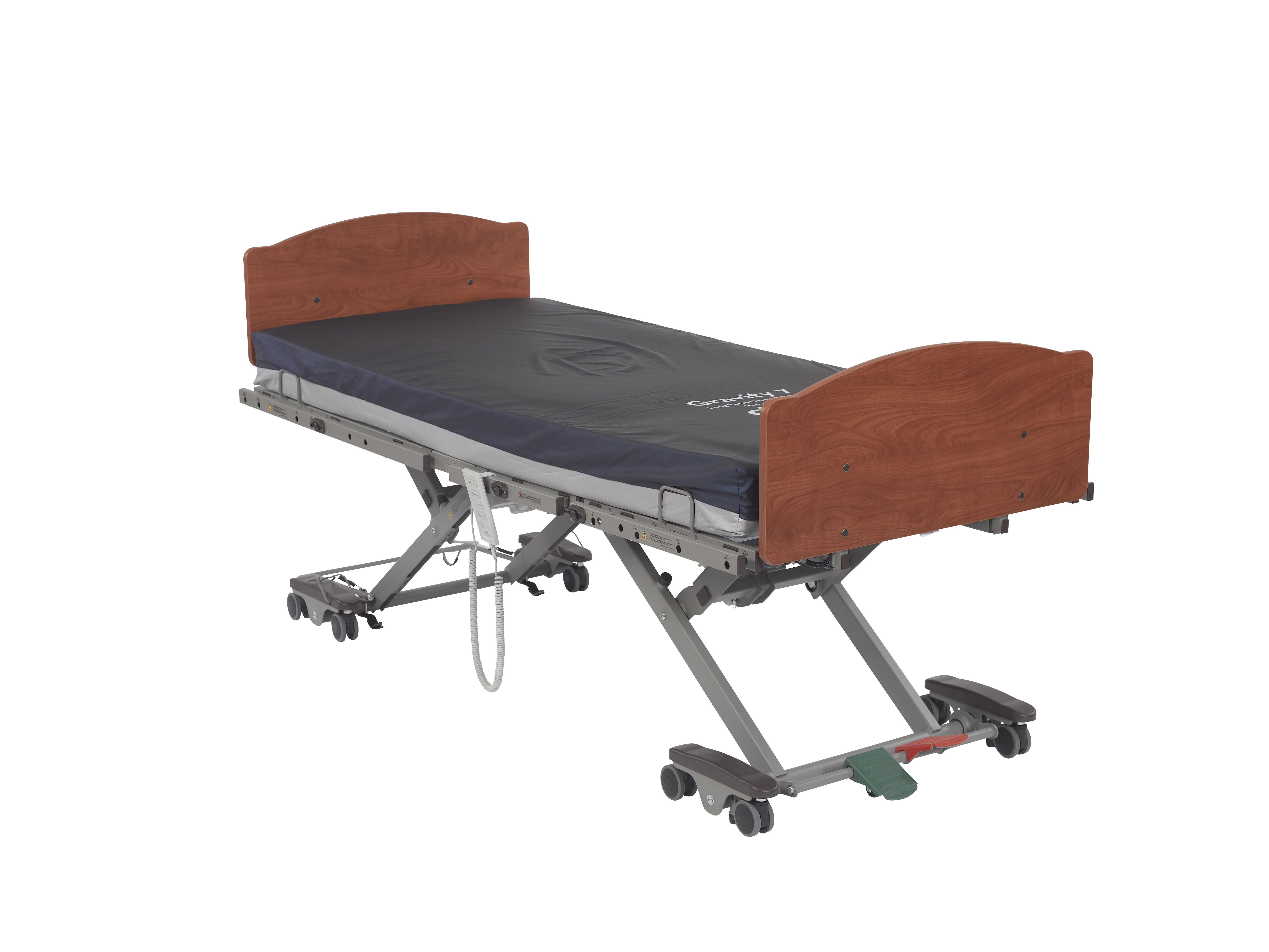 Prime Care Long Term Care Fully Adjustable Trendelenburg Low Bed