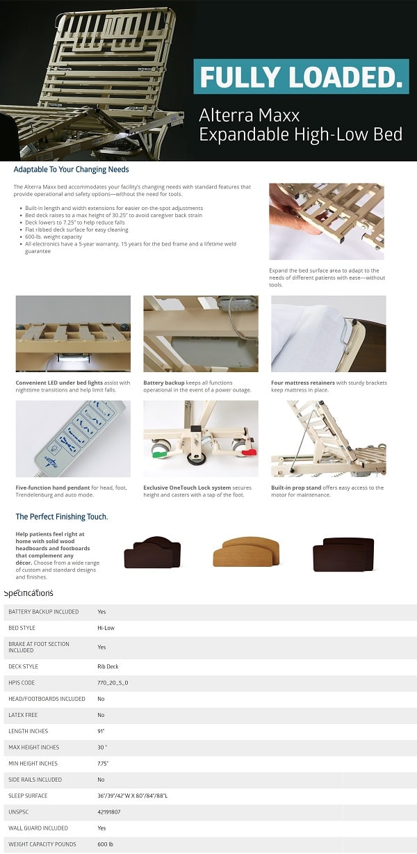Alterra 1385 High-Low Bed