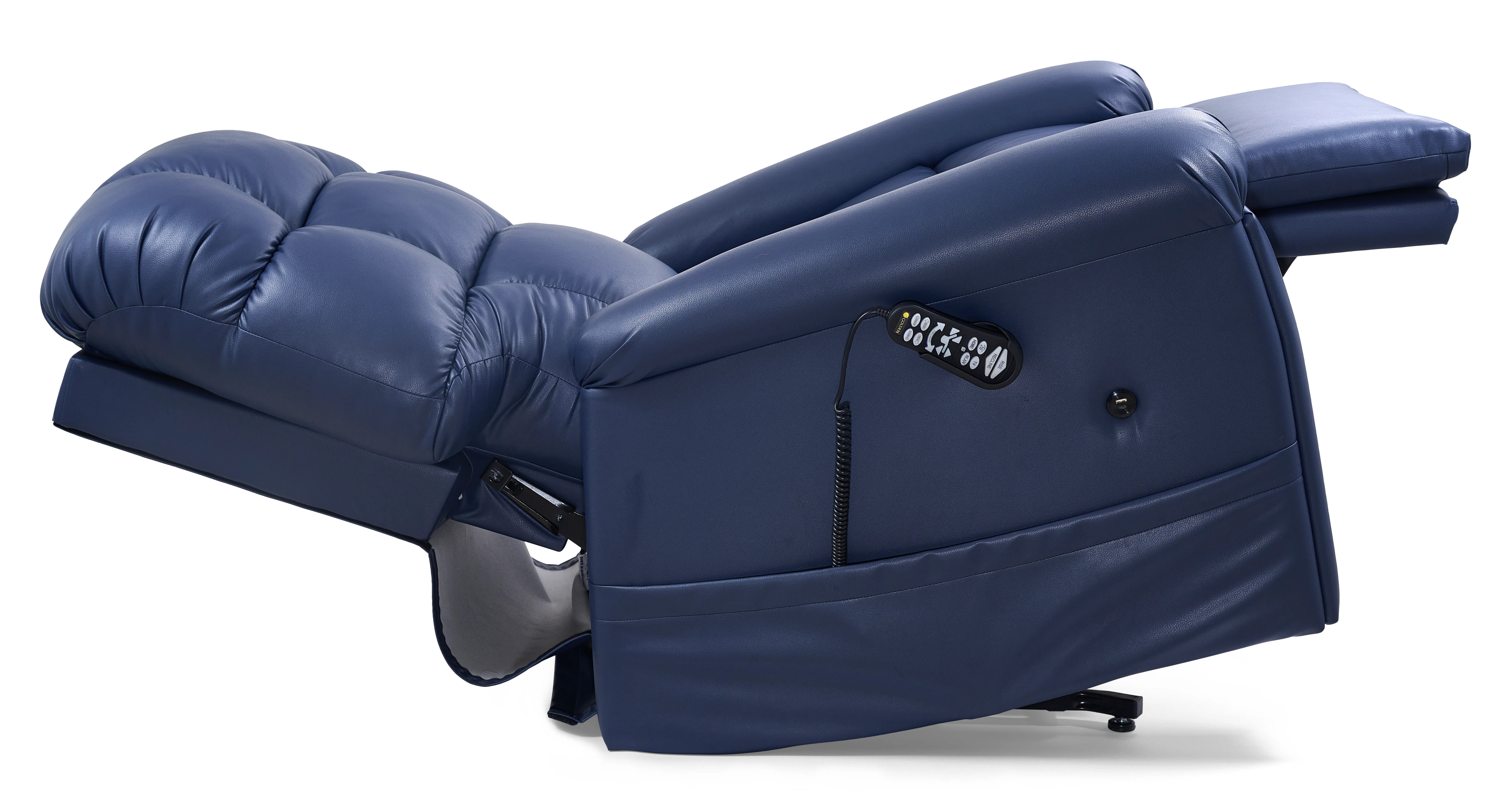 The Cloud Supreme Sleeper Recliner in Brisa Fabric With Twilight and Heat & Wave