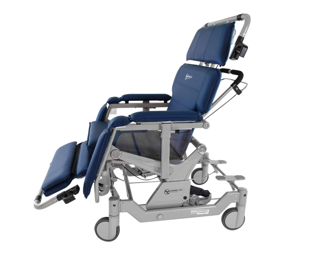 Human Care Barton I-400 Convertible Tilt In Space Transfer Chair