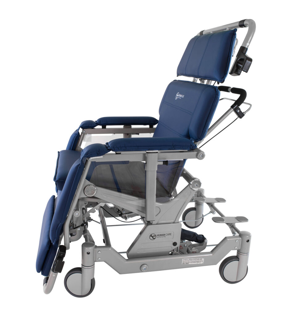 Human Care Barton I-400 Convertible Tilt In Space Transfer Chair