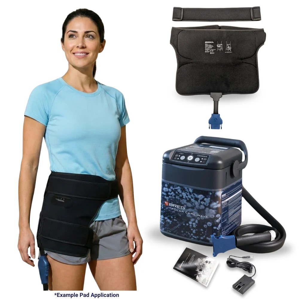 breg polar care wave hip pad — post surgery cold compression therapy universal fit medical grade pad only — photo 3 of 6