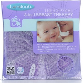 Lansinoh TheraPearl 3-in-1 Breast Hot and Cold Therapy