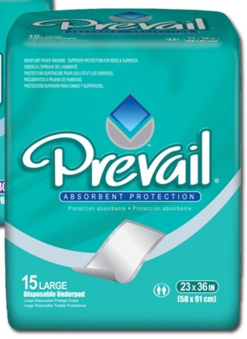Prevail Disposable Underpads 10 Count Xl 30 Inches X 30 Inches By