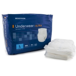 Heavy Absorb. Underwear McKesson Pull On Large Size-CS/72 Count