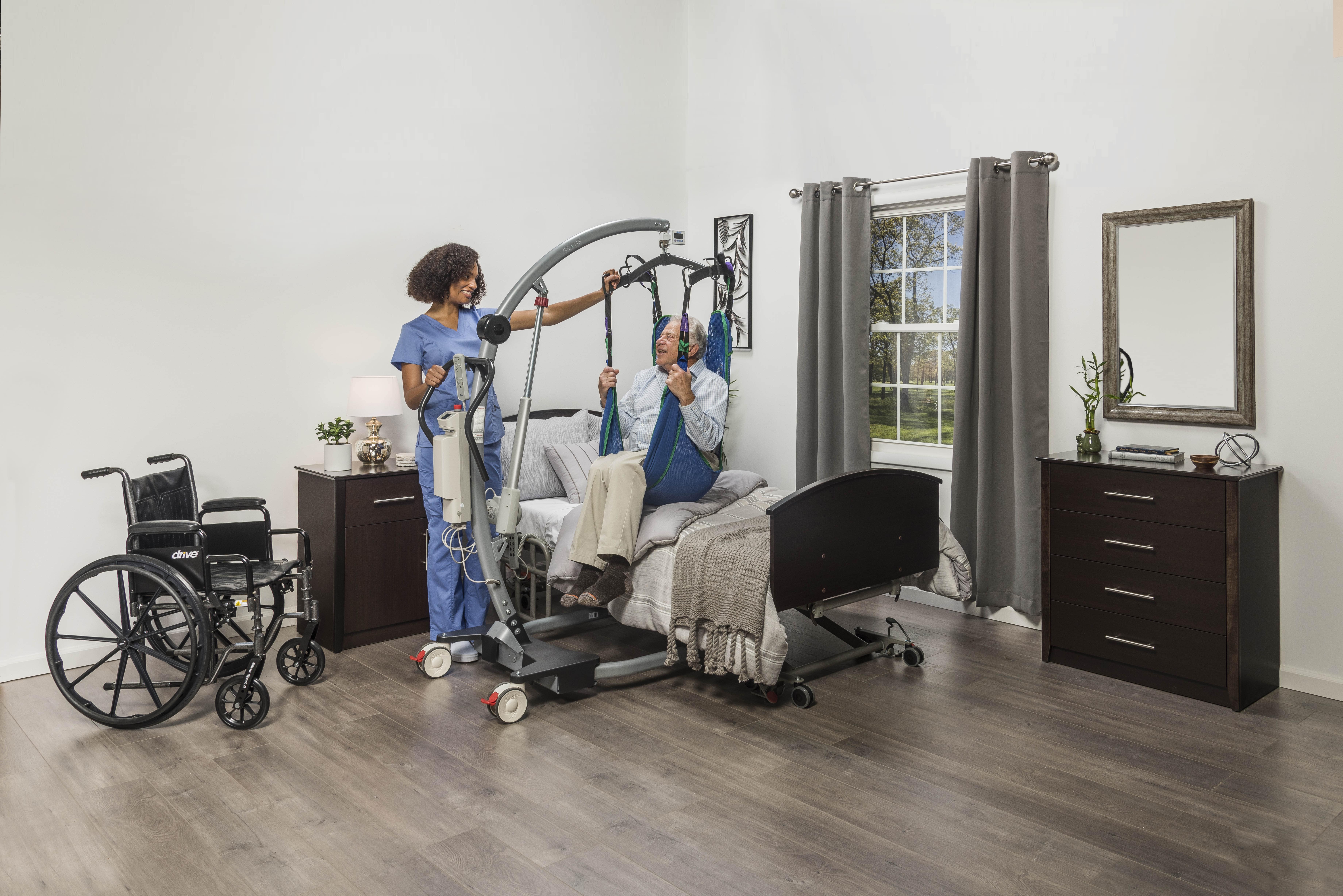 Hoyer Patient Floor Lifts with Power Base