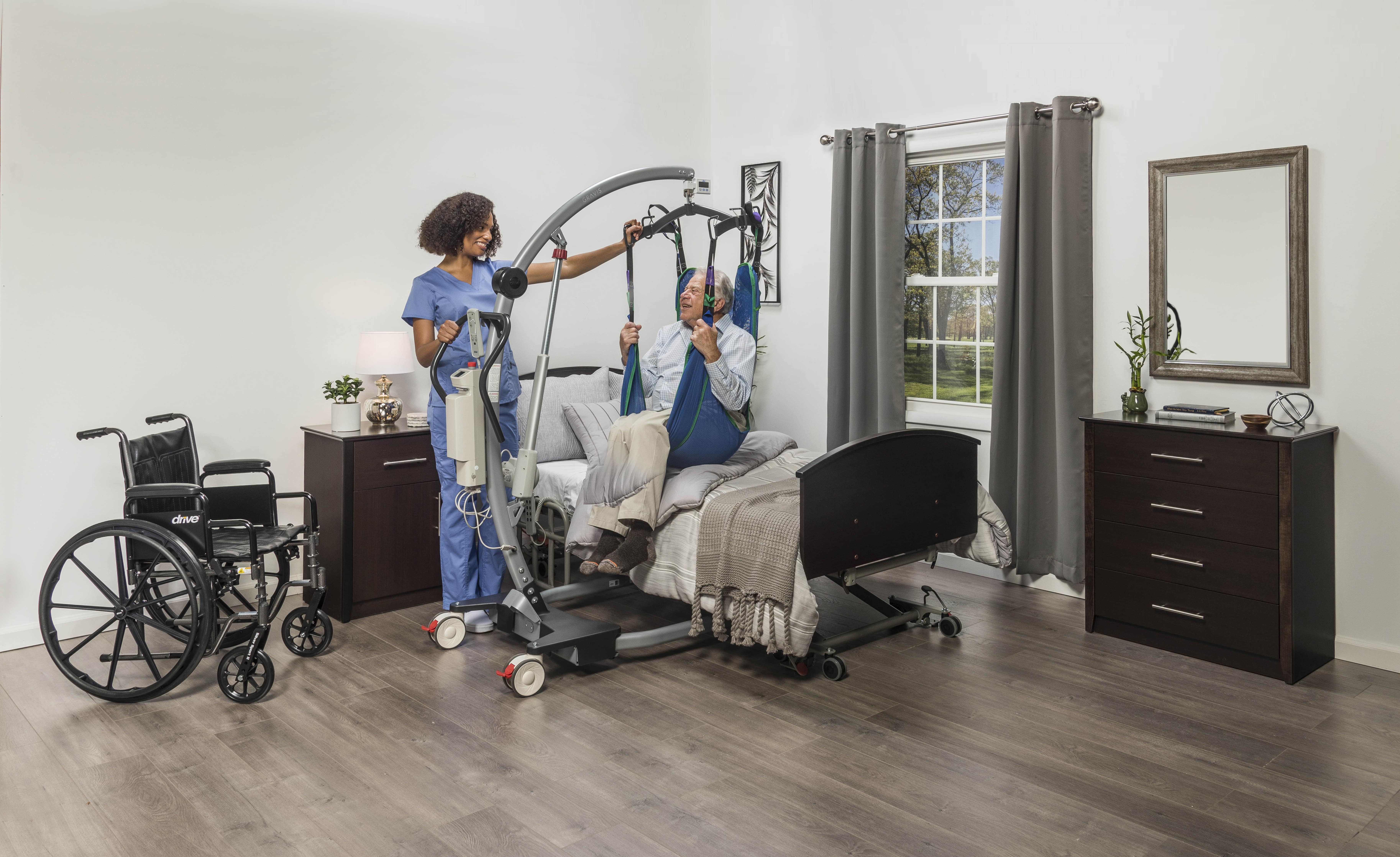 Hoyer Patient Floor Lifts with Power Base