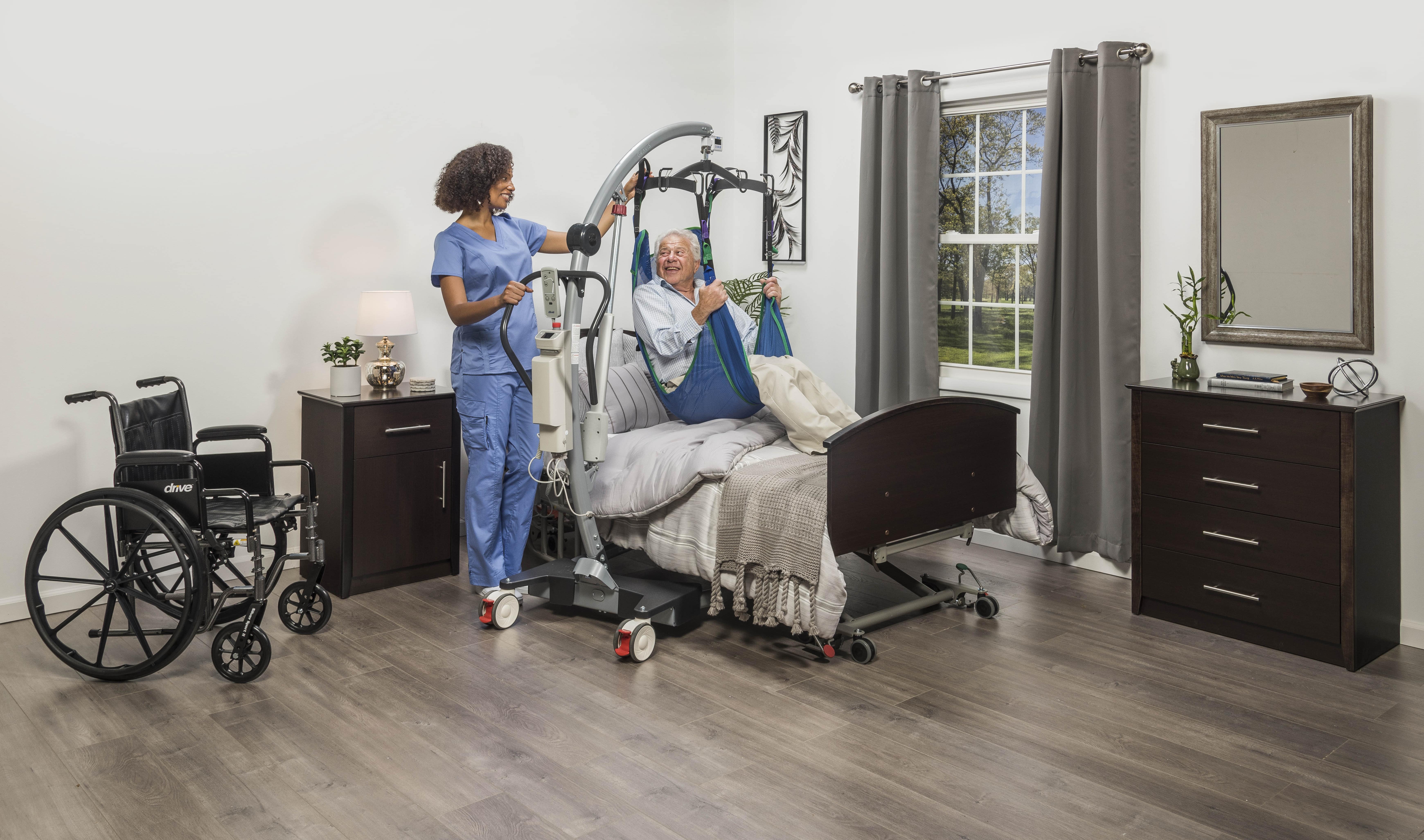 Hoyer Patient Floor Lifts with Power Base