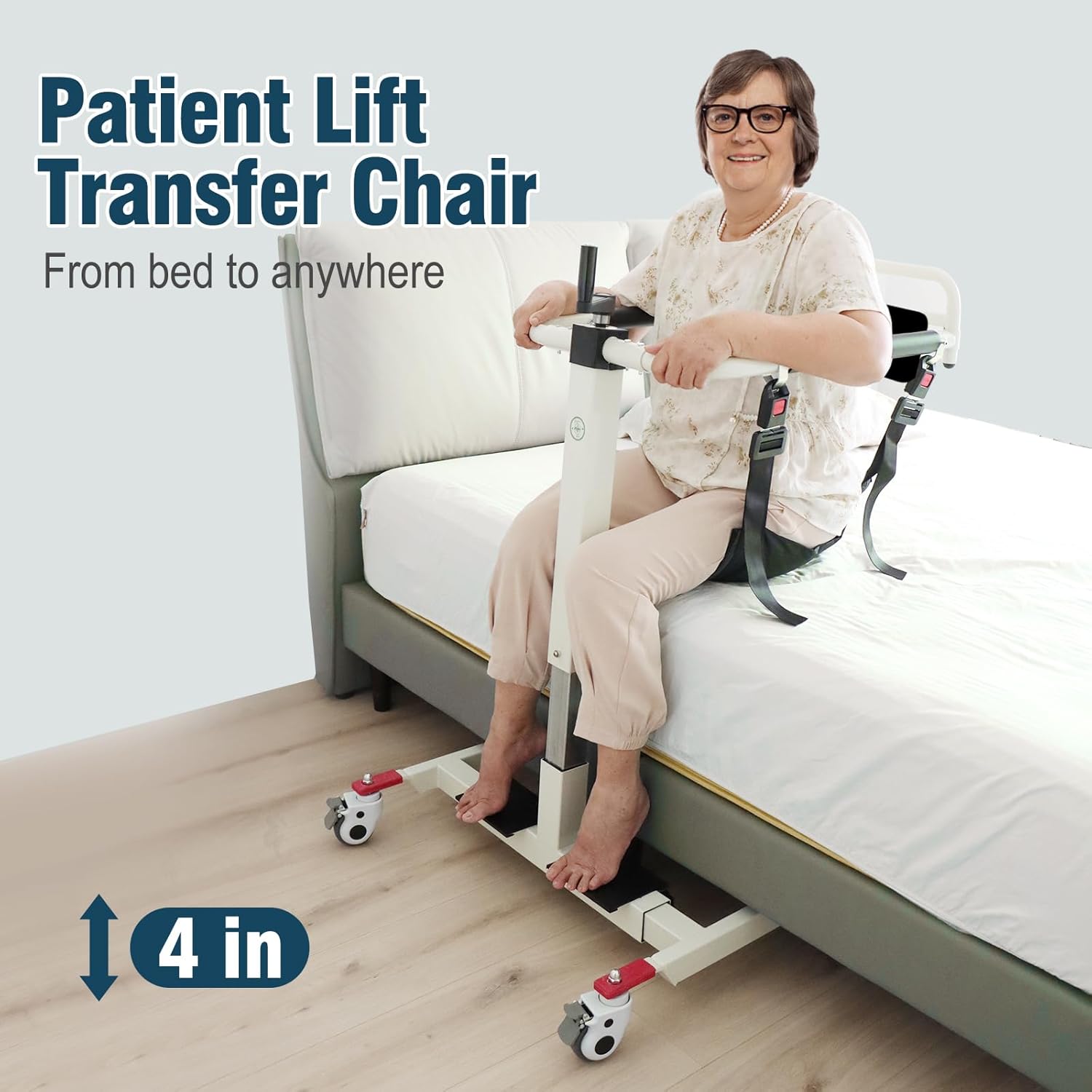 Multifunctional Hydraulic Patient Lift Transfer Chair For Home