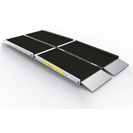 5\' Trifold Aluminum Ramp With Slip Resistance Surface-800 Lb Cap