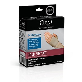 Hand Support Compression Glove with Microban-Many Sizes