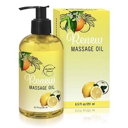 Renew Massage Oil with Orange, Lemon & Peppermint Essential Oils